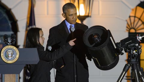 President Obama and Sofia Alvarez-Bareiro
