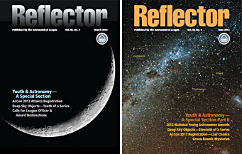 Reflector's youth-in-astronomy issues
