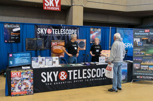 Sky & Telescope booth