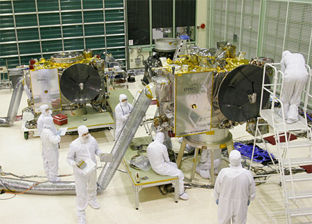 Stereo A and B before launch
