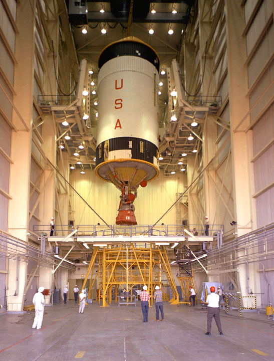 Saturn S-IVB stage booster