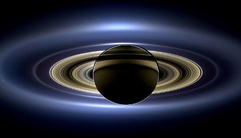 A mosaic of Saturn using 141 wide-angle images. NASA / JPL-Caltech / SSI 