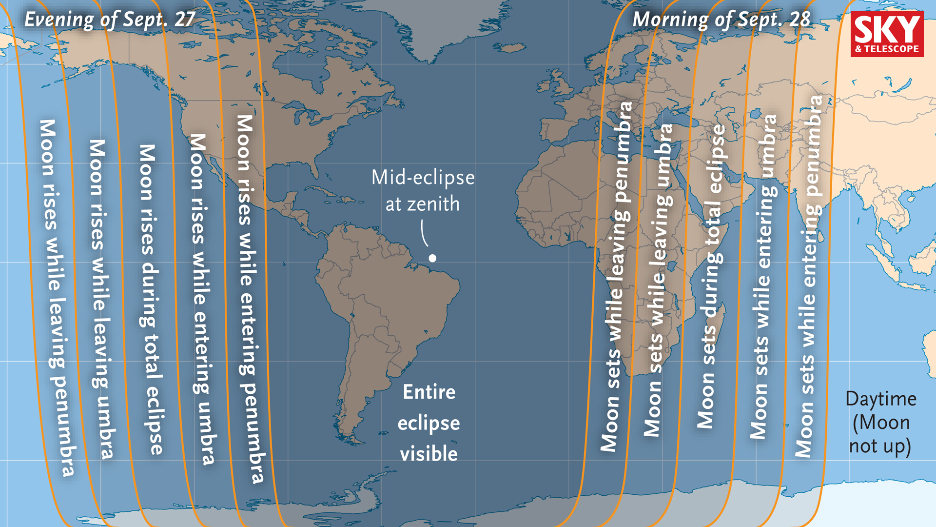 Who will see this month's total lunar eclipse?