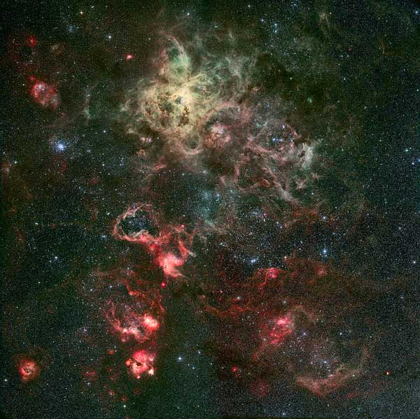 Tarantula Nebula and its surroundings