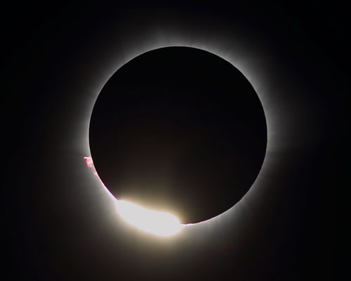 2016 Total Solar Eclipse by Claude Baril