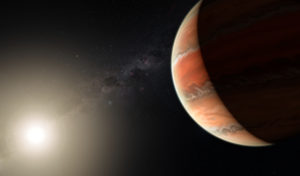 hot exoplanet with titanium oxide