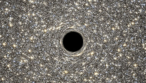 It's impossible to see inside a black hole