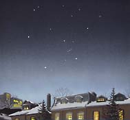 Winter constellations seen from class 8 or 9