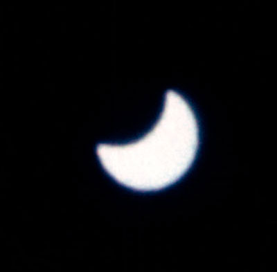 Partial eclipse seen from Gemini XII