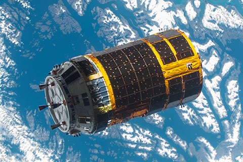 HTV-5, as seen from the International Space Station
