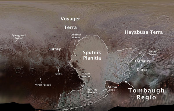 Pluto map