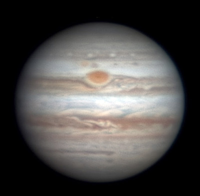 Jupiter with Great Red Spot, Nov. 30, 2016