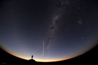 Comet Lovejoy over Australia