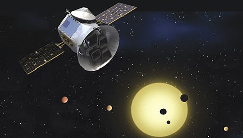 Exoplanet-hunting TESS spacecraft