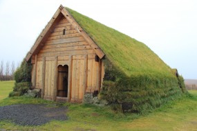 A recreation of a traditional turf-roofed buildingS&T: Peter Tyson