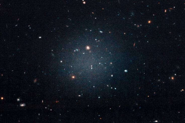 Dark matter-less galaxy