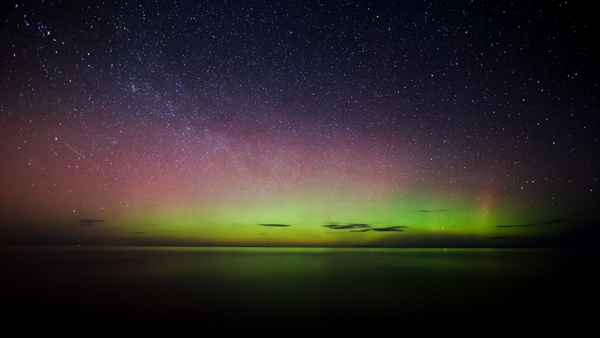 Northern Lights over the Headlands