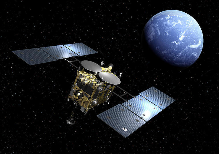 Hayabusa 2 at Earth (artist's concept)