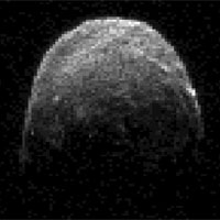 Radar image of asteroid 2005 YU55