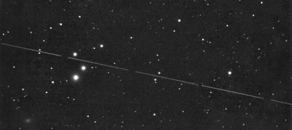 Asteroid 2005 YU<sub>55</sub> among stars