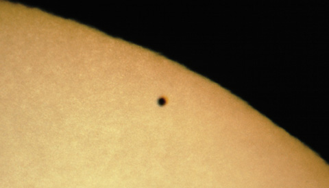 2006 Mercury transit closeup