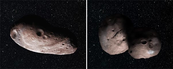 2014 MU69 comparison artwork