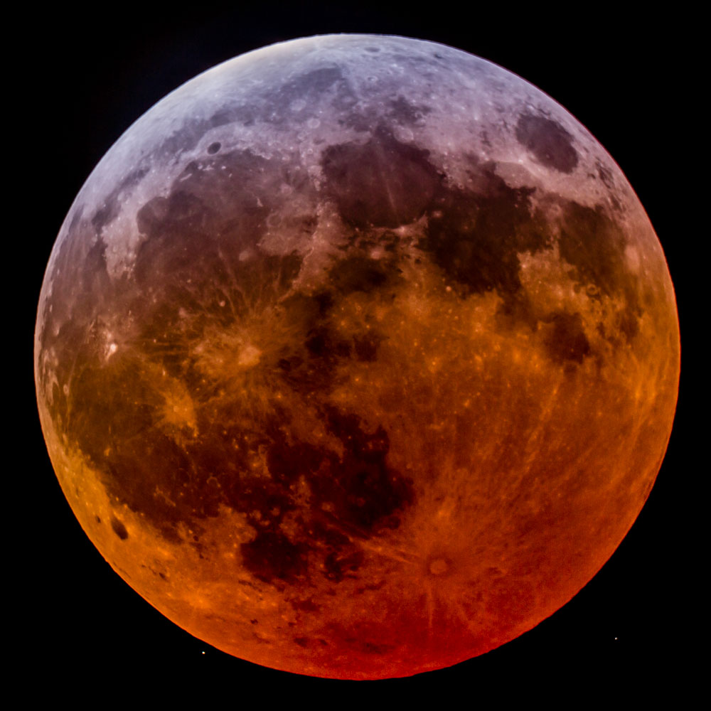 Lunar Eclipse from Bone Mountain, Southwest Oregon Sky & Telescope