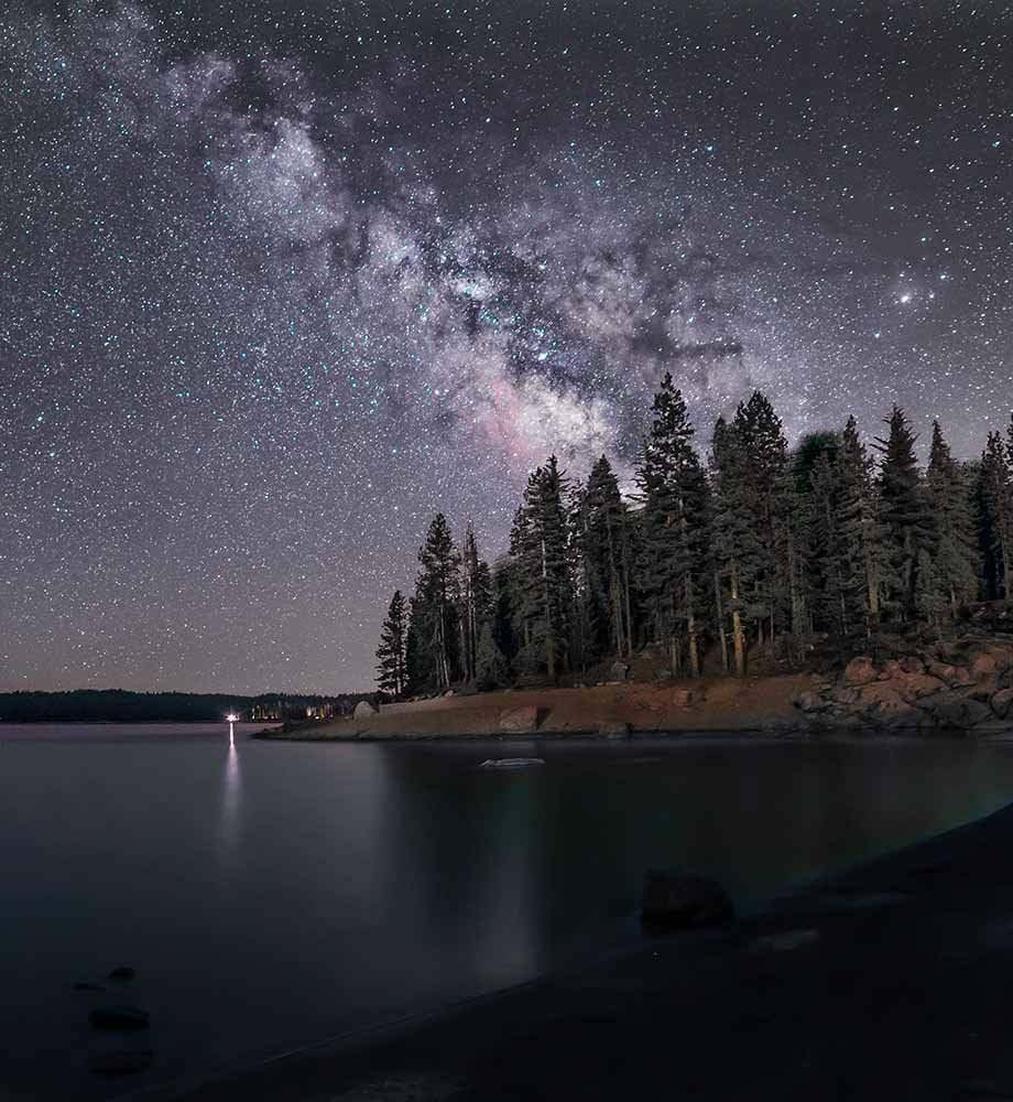 Milky Way over Shaver Lake