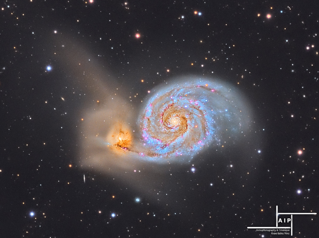 Hubble M51 Whirlpool Galaxy