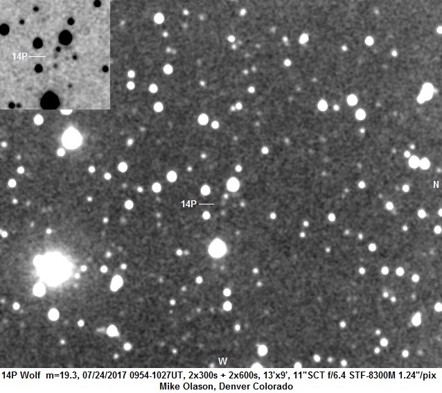 Comet 14P Wolf which was Discovered in 1884 - Sky & Telescope - Sky ...