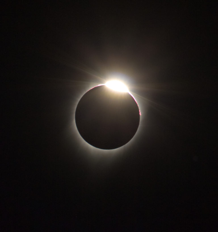 Diamond Ring after Totality - Sky & Telescope - Sky & Telescope