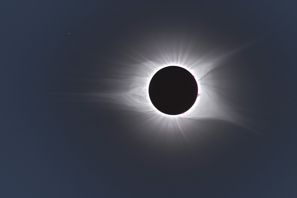 HDR Image of Solar Corona during August 21, Eclipse Sky & Telescope