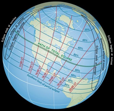 Path of 2017 total solar eclipse