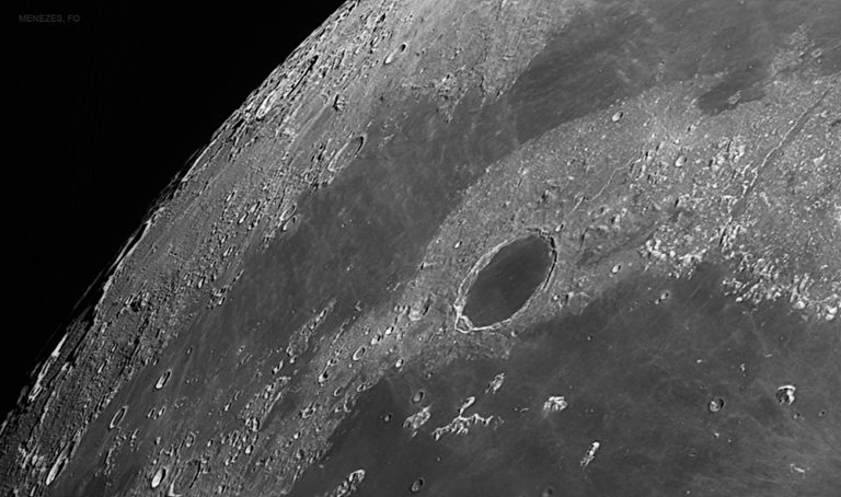 Mare frigoris with focus on the crater plate Sky Telescope Sky