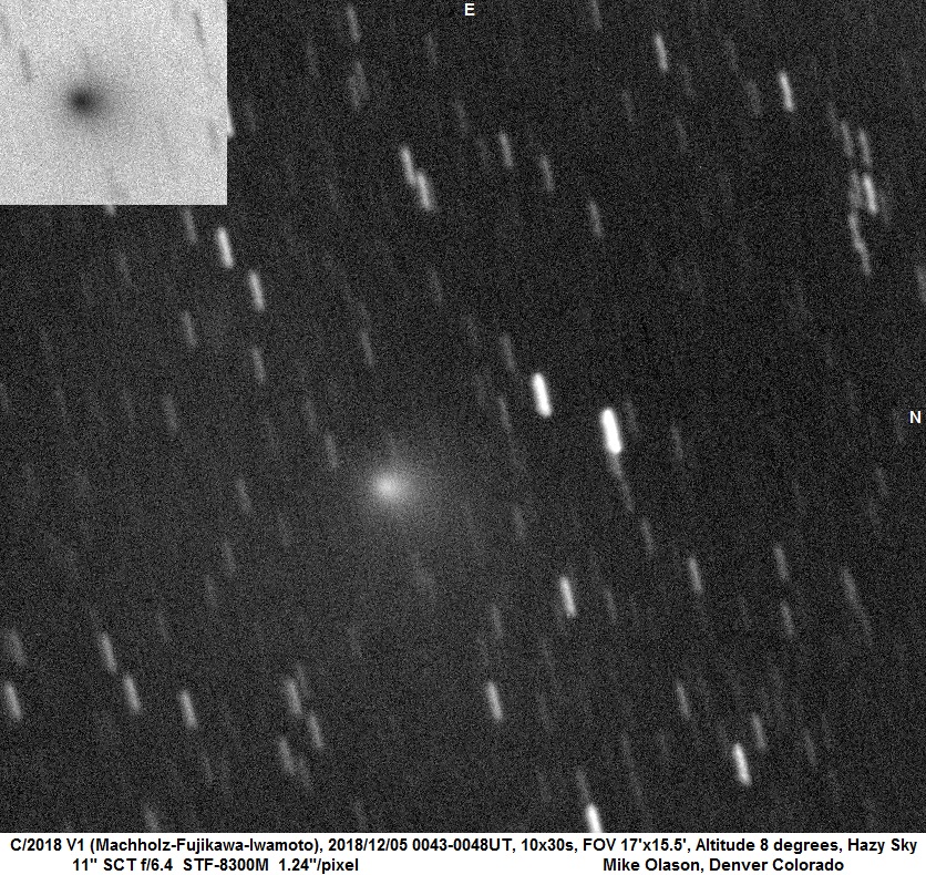 Comet C 2018 V1 (machholz-fujikawa-iwamoto) After Perihelion - Sky 