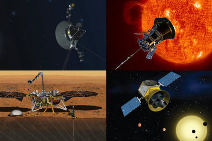 Voyager 2, Parker Solar Probe, TESS & Insight