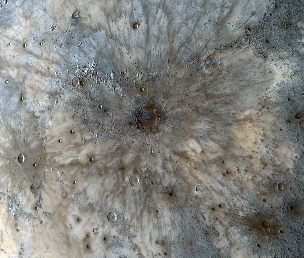 Copernicus (lunar crater) in INVERTER COLOR - Sky & Telescope - Sky ...