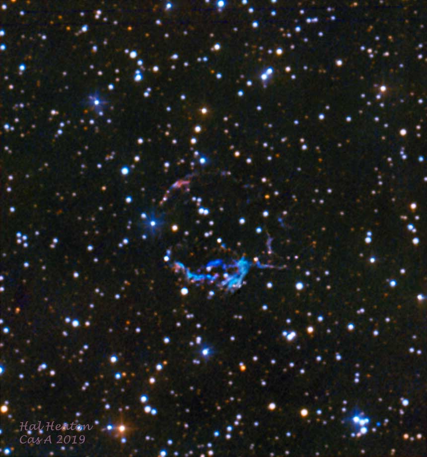 An Optical Silhouette Of The Cassiopeia A Supernova Remnant Sky And Telescope Sky And Telescope 4394