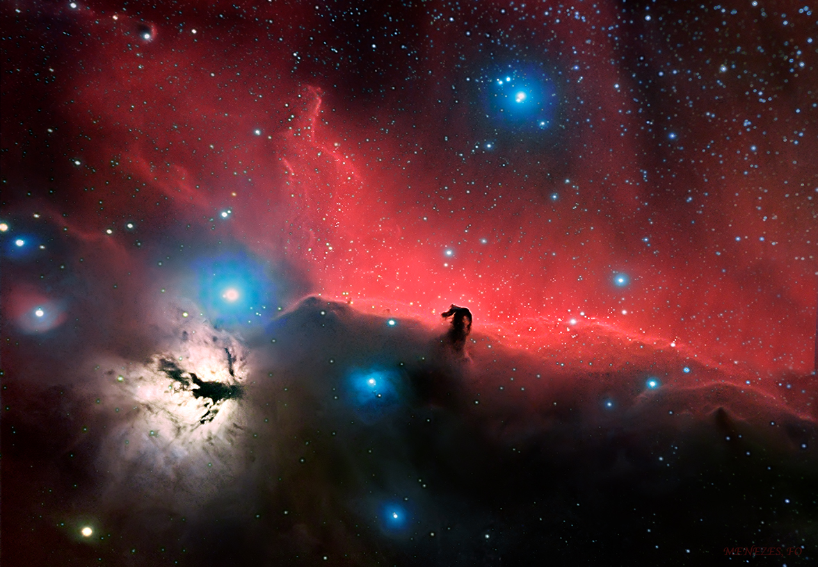 HORSEHEAD NEBULA AND FLAME NEBULA IN LRGBHALPHA - Sky & Telescope - Sky