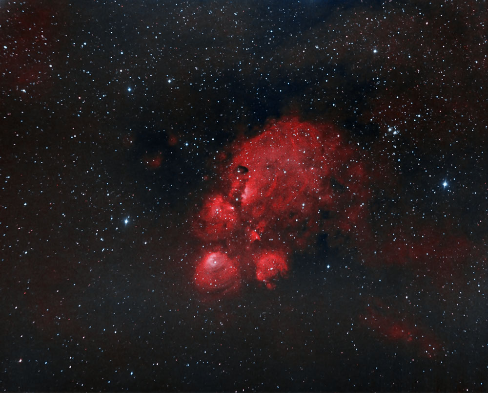 Stå sammen dedikation Personlig NGC 6334 - The Cat's Paw Nebula (H-alpha/OIII) - Sky & Telescope - Sky &  Telescope