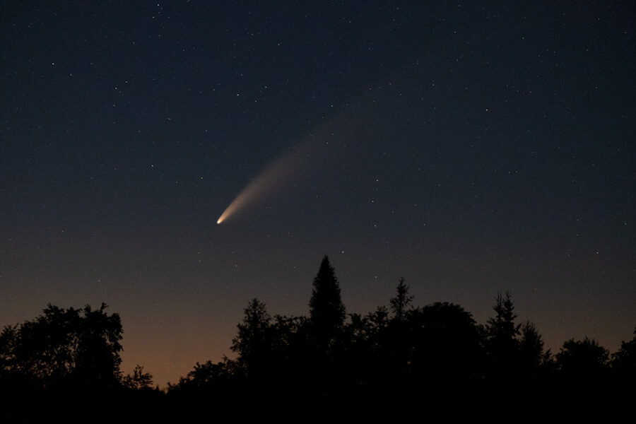 Comet NEOWISE Over The Northwoods of Wisconsin - Sky & Telescope - Sky ...
