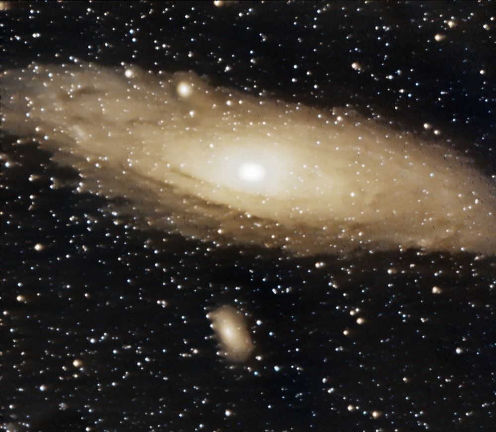 if sky shown in the andromeda galaxy