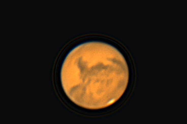 Mars on Oct. 10, 2020