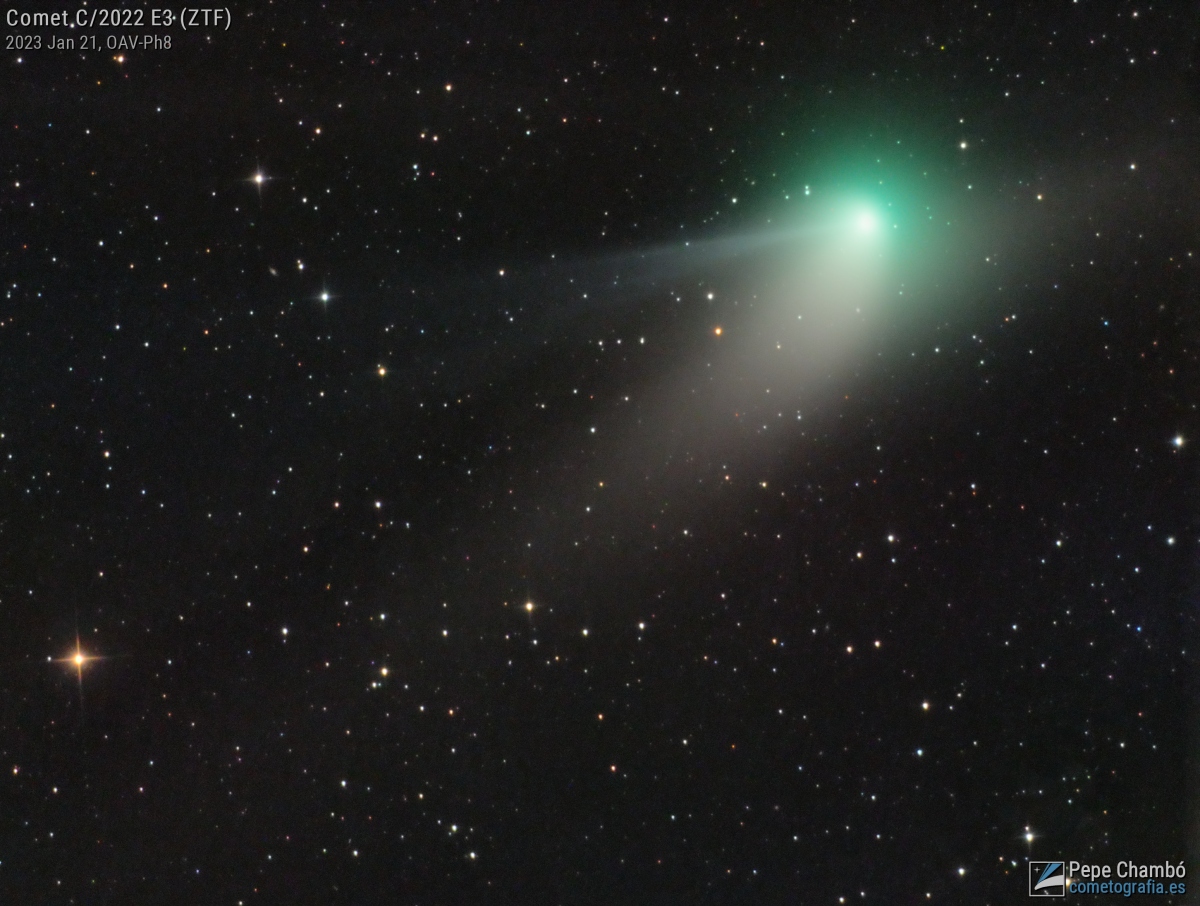 Comet C/2022 E3 (ZTF on Jan. 21, 2023), 