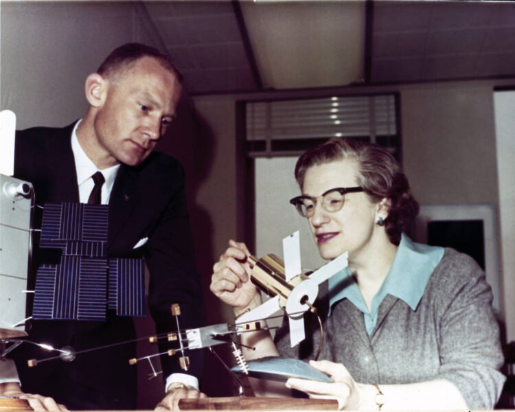 Nancy Grace Roman and Buzz Aldrin