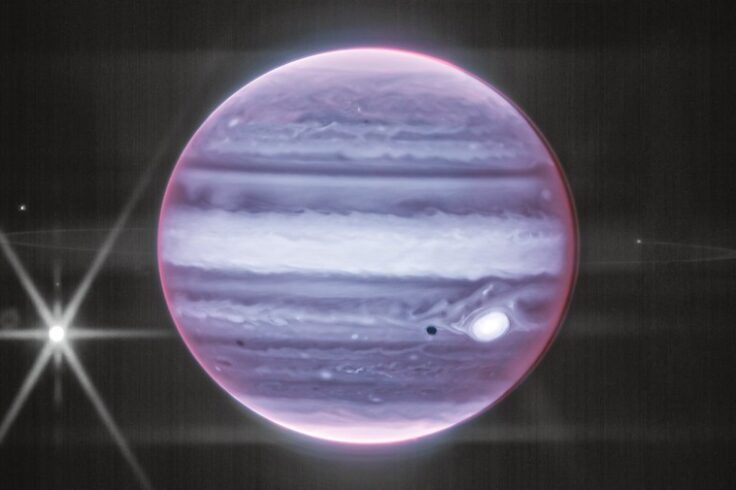 Jupiter in infrared