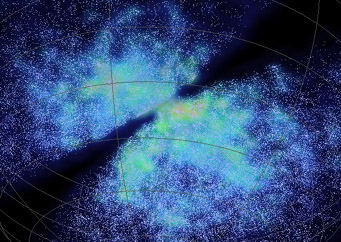 3D map of 110,000 galaxies