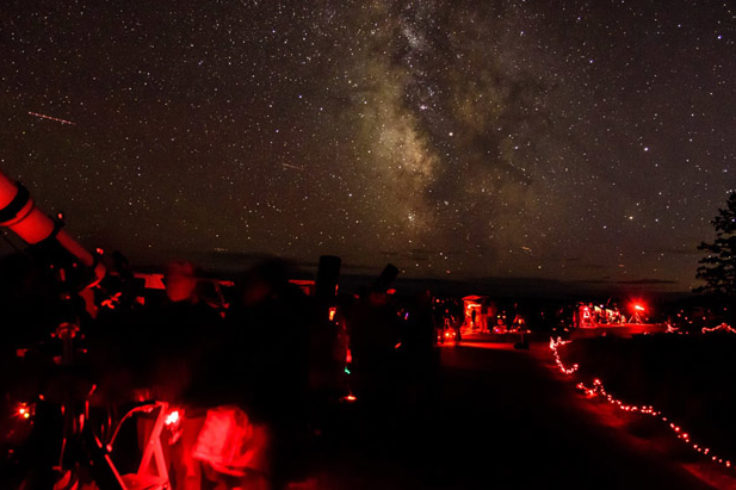Star party on Maine's Cadillac Mountain
