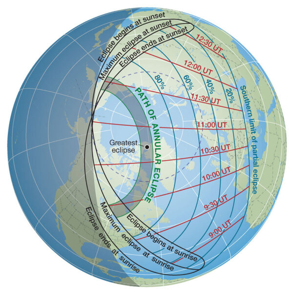 First Look At 2021 S First Solar Eclipse Sky Telescope Sky Telescope