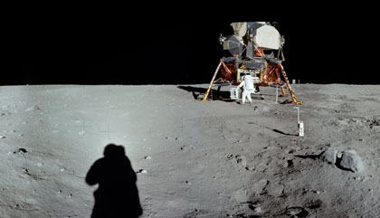 panoramic photos of moon landing